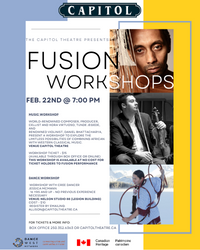 Fusion Workshop: Tunde Jegede & Daniel Bhattacharya Capitol Season Event