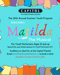 Summer Youth Program Auditions